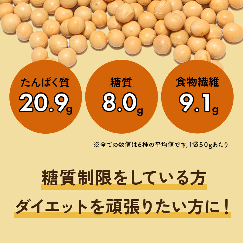 【超お買い得】大豆のカリカリ 福袋【6種類×各2個の12袋セット】